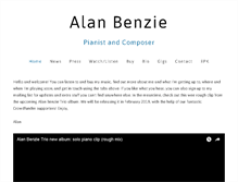 Tablet Screenshot of alanbenzie.com
